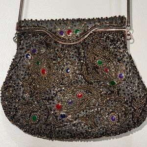 Stunning La Regale vintage crossbody clutch